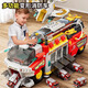Tashi Kobabe Kinderfeuerlegungsauto Multifunktion Rennrettungsfahrzeug Flugzeug spielen Spielzeug mit Geräusch und Licht, die Jungen spritzen
