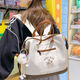 Rucksack Multifunktionaler Pendler-Pendelbeutel Handtasche Reisetasche große Kapazität Student Rucksack One-Shoulder Crossbody Reisetasche Pink Belt Anhänger (mit Schultern + Crossbody + Hand)
