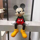 Time Bird Mickey Figure, Mickey Mouse Decoration, Living Room Entrance Floor-Standing TV Cabinet, Wine Cabinet, Office Decoration, Gift, Mickey Mouse Show