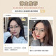 【高品质】纯钛超轻半框防蓝光眼镜女近视男大框显瘦眼睛镜架8951 钛架--黑银色【送镜盒/镜布】 镜框+0度防蓝光镜片