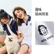 Anta [Gleicher Stil wie Zhang Yufei] Lapel-Freizeitanzug für das Kurzärärmel-T-Shirt-Shorts für Frauen im Sommer College zweiteiliger Sportswear Maya Blue-2 S