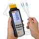 Huashengchang (CEM) Thermocouple Thermomètre High-Precision Contact électronique Tester à haute température Instrument d'affichage de température numérique DT-3891H Type KJ à quatre canaux / Record USB en temps réel en temps réel