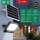 NVC solar lighting outdoor floodlight outdoor street light waterproof light control remote control 750lm + light about 40