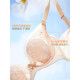 Xia wa.zhi.show [Nuevo bienestar del cliente] ropa interior de encaje francés para mujeres en verano delgado senos pequeños, sujetador grande y cómodo, tono de piel, sujetador 75b (34b)