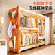 
Open hole plate metal storage cabinet for bedroom rental shelves wardrobe simple assembled floor-standing shelf three-layer 1050*500*2000/hole plate
