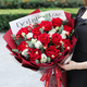 Baihuaguan Flowers Red Roses Full of Gypsophila Real Bouquet Birthday Gift for Girlfriend to Confess to My Wife City Delivery within Hours Fulfill the Original Aspiration 11 Red Roses + Platycodon + Red Beans | JD268