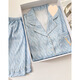 Pajamas de soie de glace zipjbx pour femmes pour les shorts à manches courtes à manches courtes à manches courtes pour l'usure en plein air. Haute qualité - Ensemble de LW9214 [shorts à manches courtes] M [Recommandé 80-100jin [Jin est égal à 0,5 kg]]]