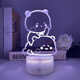 Spot eins und zwei Bubu USB Night Light ED Cartoon Cartoon Animation Peripherales Schlafzimmer Süßes Dekoration Geburtstagsgeschenk 3894 Ein und zwei Bubu Single Photo Sty
