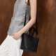 CHARLES&KEITH25秋新品简约通勤手提水桶包菜篮子包七夕礼物CK2-10151518 Black黑色 S
