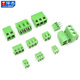 Zejie KF128/126 terminal block 2 terminals 2.54/3.81/5.08MM spacing 5.0 screw type can be spliced 128L-5.08-3P-copper feet (5 pieces) No Specifications