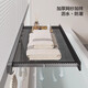 Good wife multifunctional home bathroom/balcony can store things and can be laid flat for drying. The wall rack can be retracted and stored with hooks. Large size 60cm can be retracted and stored with 8 hooks.