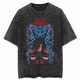 
Jiuvia Harajuku Street Clothing Wash Naruto Anime T-shirt Naruto Cotton Men Summer Short Sleeve Retro Aged T B1421 Wash Black S