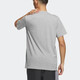 Adidas kurzärmeliges T-Shirt Herren 2025 Sommer Neubrief Druck Amerikaner Retro-Baumwoll-Basketball-Basketball-T-Shirt Black IP3887 Gray 100 xs Empfohlen 120jin [Jin ist gleich 0,5 kg]