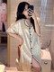 Rometon Internet CelebJer Capnis para mujeres en el verano delgado Seda de seda de seda Camisa de manga corta para mujeres en verano ropa de seda fresca CWS-9901# M 75-100Jin [Jin equivale a 0.5 kg]
