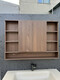 Arrow (Arrow) 2025 Nouveau armoire miroir du feng shui de style médiéval Du Li’s sans couture baignoire intégrée armoire de salle de bain combinaison de salle de bain laveuse de salle de bain 12052