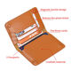 Eine Brieftasche Herren-Kaufläden Passportbag Air Ticket Clip Travel Dokument Aufbewahrungsbeutel Multifunktionskartenbeutel in Übersee Passport Bag tragbar schwarz