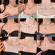 Fu Zi bow zircon light luxury tassel necklace women's necklace light luxury niche collarbone chain autumn and winter stacking accessories X1396 silver