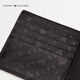 
TOMMY HILFIGER [textured genuine leather] 25 new spring and summer men's cowhide business casual portable multi-card card wallet [litchi pattern cowhide wallet] black BDS OS