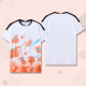 艾启森排球服套装男夏季短袖运动服大学生羽毛球气排球比赛训练队服定制 男款-719白橙色 M