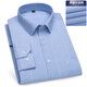 
GY Yager pure cotton plaid shirt men's long-sleeved free ironing 2025 Spring and Autumn Business Casual Men's Plaid Cotton Shirt 6626 38