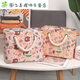 
Bath basket, bath basket, foldable storage portable style bath basket, wash bag, large capacity bath basket, SN1517 1 light blue peony flower