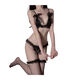 Transparent underwear all-female couple shorts passionate one-thread thong wool mesh three-point underwear black three-point without socks one size 80-140