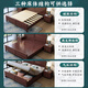 
Nanzhu New Chinese Solid Wood Bed 1.8m Double Master Bed Large Official Hat Bed Full Solid Wood Dovetail Bed Board 9901C#