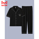 Catman (Miiow) 2025 Neue Pyjamas kurzärmeligte Baumwollanzug Sommer-Herrenhosen Teenager können außerhalb G3881 Blue-Short-Ärmelhosen 2xl zu Hause tragen [vorgeschlagen 140-160jin [Jin gleich 0,5 kg]]