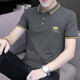 
LA HaiLan Home (HLA) same style as pearl floor cotton Paul embroidered Polo shirt for men slim short-sleeved T-shirt in summer S5012 white M suitable for 95-115Jin [Jin equals 0.5 kg]