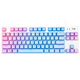 Logitech K835 Custom KeyCap E-Sports Game Business Office 84 Ключ-проводной мини-механическая клавиатура K835+ Blue Aphrodisiac Keycap White Blue Wasf