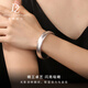 Duozun pt950 genuine platinum bracelet for women, platinum ancient method, ring tire bracelet, new Chinese Valentine's Day gift for girlfriend, can customize the style according to the picture (contact online customer service)