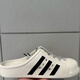 阿迪达斯 （adidas）ADILETTE CLOG 白色 洞洞运动休闲拖鞋 JH9849 JH9848黑色 39 支持鉴定