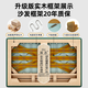 辰志意式真皮沙发小户型现代简约客厅沙发钢琴键直排真皮沙发3888# 3.4米 四人位+脚踏 【九星顶奢】2.6mm厚全真皮