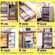Yonghuan Schublade Aufbewahrungsbox Aufbewahrungsbox Aufbewahrungsbox transparenter Unterwäsche-Aufbewahrungsschrank C3523 [Deep 45_Width 35_Height 23cm] Ein-Pack-Tee-Farb-Exportqualität/keine Installation