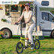 Dahon K3Plus de 16 pulgadas ultra luz de 9 velocidades Brazo de disco plegable Hombres y mujeres adultos KAA693 Black and Yellow_ [Plegable interno] 16 pulgadas_16 pulgadas