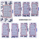Häufig verwendete IC -Chips integrierter Schaltkreis, Optocoppler Patch Circuit Logic Chips, 400140106 Boxed, 10 Arten von IC -Chips, 74LS7374LS151 Boxed, 50