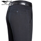 Sieben Wolf 2025 Herren Jeans Herren trendy losen lässiger neuer gerader Stretch Baumwolle Mid-Taist Vielseitige lange Hosen 124HB3892 MEDEIL Blau 38