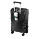 Large capacity water cup holder multi-functional suitcase high-value charging USB trolley case universal wheel fresh suitcase randomly sent