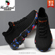 Región occidental zapatos para hombres para hombres para verano transpirable 2025 zapatos calcetines de calcetines de moda de calcetines casuales zapatos de calcetines casuales pareja liviana funcionando deportes zapatos caminando camello negro 7022 más la marca oficial de vellón oficial 35