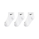 NIKE NIKE 3BRAND 3 pairs of men's and women's medium socks 2025 winter new youth sports socks bright white 7-9 years old 7/9 suitable for sizes 36-38