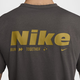 Nike (Nike) Hyverse Men's Sun Sun Sun Sprying Swrywing Spring Camiseta Spring HV4882 399 Desierto Moss Verde/Fir Green/Plata XS