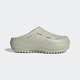 
Adidas slippers men's shoes women's shoes 2025 summer new sports hole mules thick-soled slippers casual bag-toe sandals JR9274 light gray green 36.5