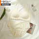 Modal Traaceless Unterwäsche für Sommerdünne Frauen kleine Brüste ohne Stahlringe und anti-veraltete bequeme weiche Stütze große Brüste, um kleine BH-Milchblau/Set zweier 70A S S S S S 32 // B/C zu zeigen