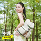 菲安妮（FION）2025新款观野系列户外双肩包学生大容量登山包旅行便捷包 米露白