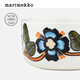 Marimekko38 Goddess Day gift gift Nordic Finland 2025 early autumn new TIARA printed simple household ceramic bowl white, warm orange, green