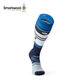 Calcetines de esquí al aire libre calcetines altos totalmente amortiguadores calcetines de lana merino cálidos y absorbentes del sudor para hombres y mujeres 2152 azul marino profundo-092 L adecuados para tallas de zapatos 42-45