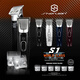 Shen Sheng S1 pet shop large electric clipper dog shaver special four-blade hair clipper four-blade (body + 10 + 7F + 5F + 4F) black