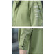 [Korean style workwear] Shirt men's seven-point long-sleeved loose trendy casual half-sleeved summer mid-sleeved top men 701 yellow 2XL