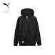 Puma (Puma) Retro Silhouette Einfache lässige Kapuzejacke Männer und Frauen besticktes Badge Sport Top 633715 Black-01 S (170/92A)
