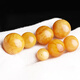 Yanyun Jewelry Collection Grade Beeswax Single Beads Loose Beads Natural Raw Mineral Honey Chicken Oil Yellow Demon Flower White Nectar Amber 10-11mm